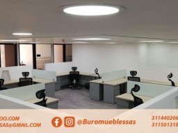 islas de trabajo mobiliario para oficina